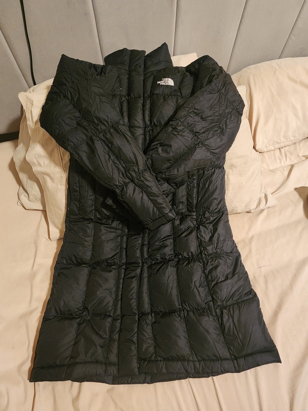 The North Face Black Long Puffer Coat
